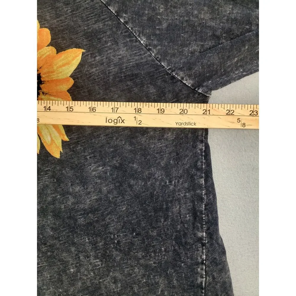 Jess & Jane Sunflower Mineral Wash Tunic Large - Picture 9 of 10